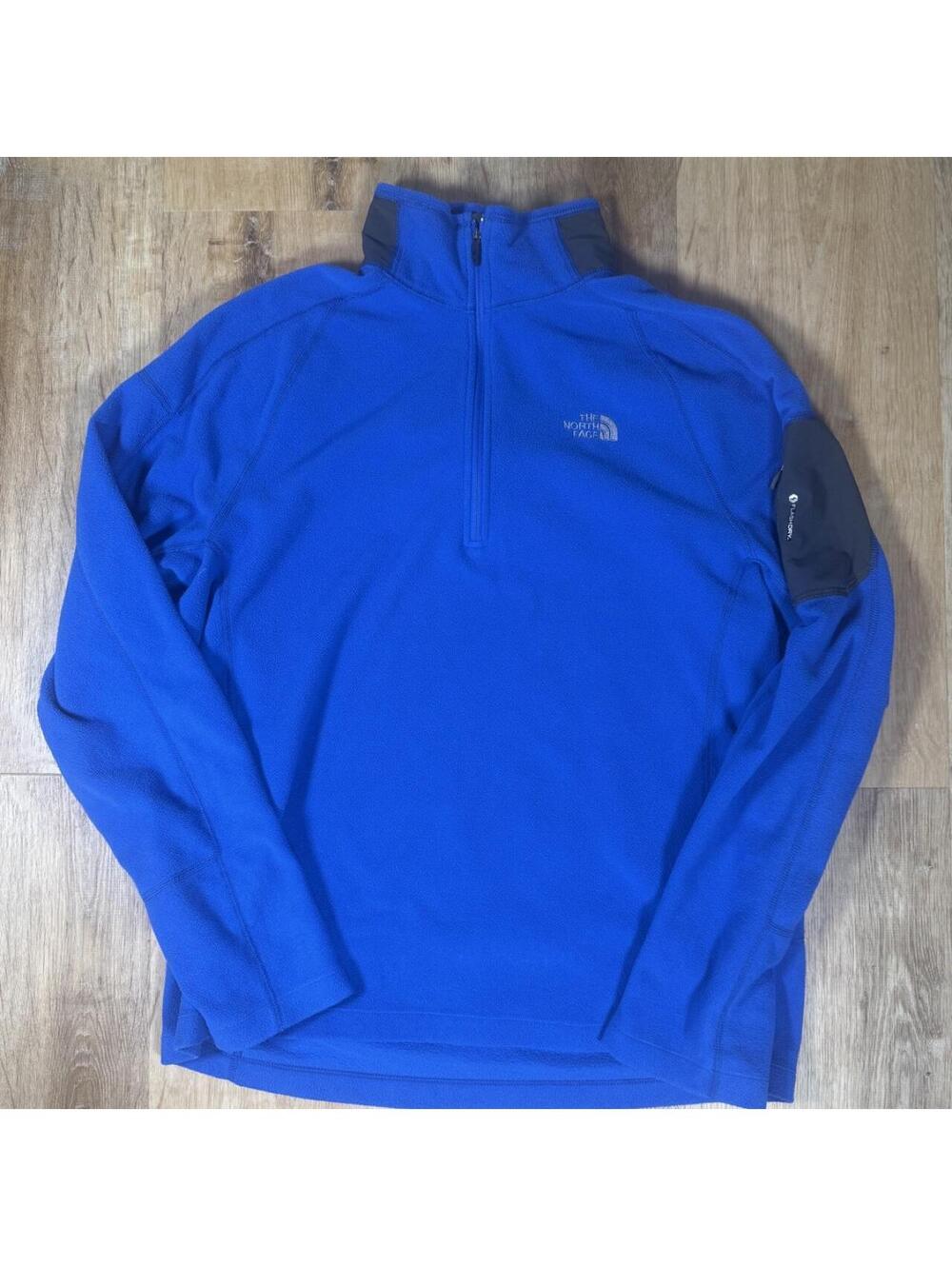 The North Face Blue Quarter-Zip Fleece – Size L